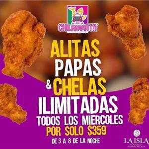 MIERCOLES DE ALITAS ILIMITADAS